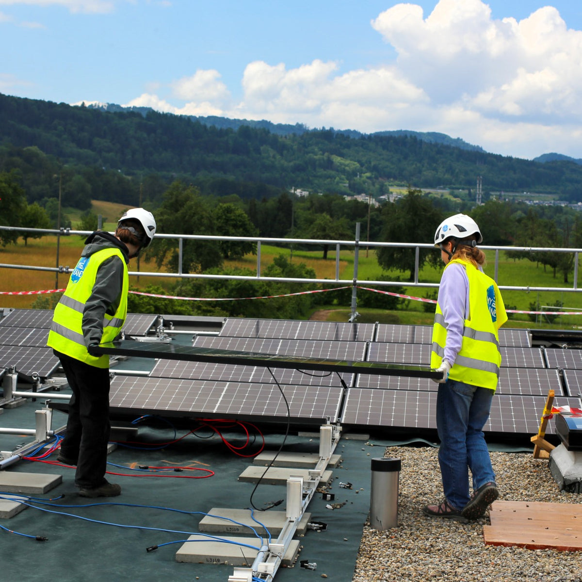 Beteiligung an Solarstromproduktion der Oberstufe Au/Wädenswil (Schulhaus Steinacher)
